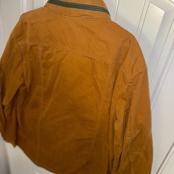 Orvis Brown Field Military Jacket with Sturdy Canvas - Picture 7 of 10